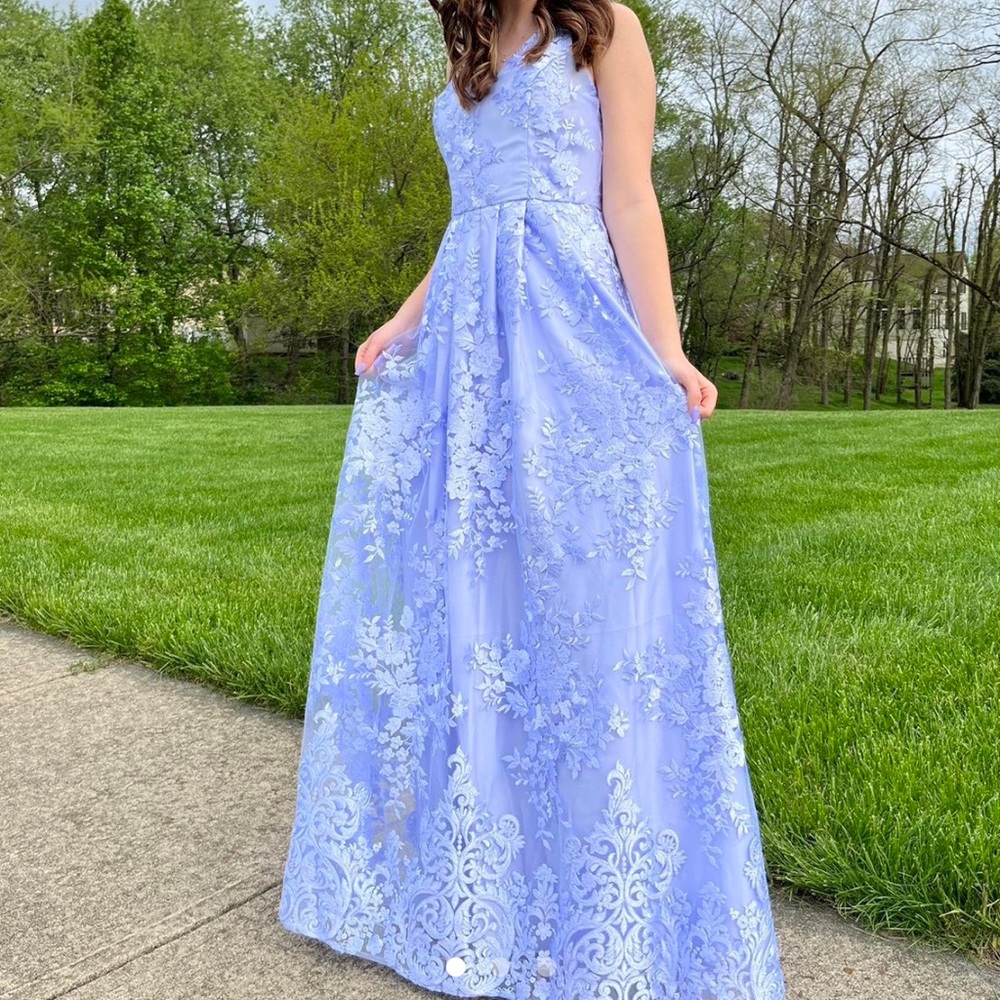 lavendar prom dress!